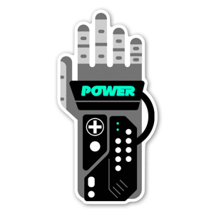 I have the power gauntlet sticker