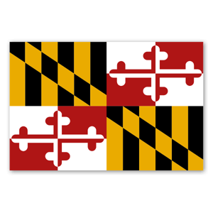 A good old Maryland flag. High gloss, high quality sticker that will not fade with time.
