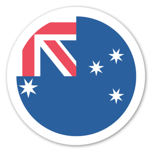 Australia flag sticker by EmojiOne 