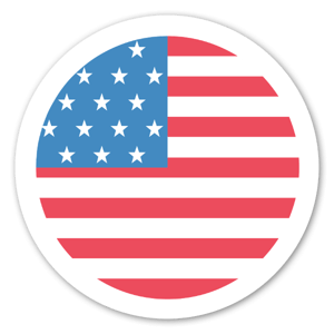 America flag sticker by EmojiOne