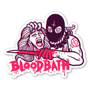 Bloody sticker