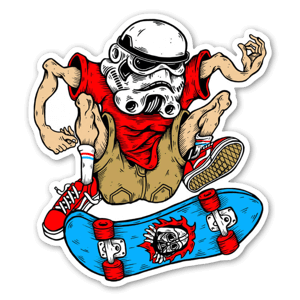 Skate wars stickers