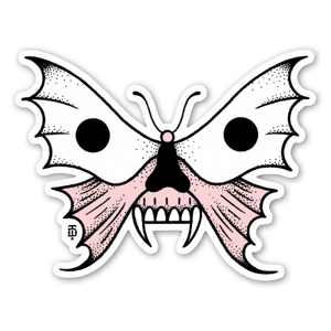 Butterfly of death sticker