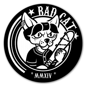 Sticker Bat Cat by Tizieu