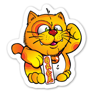 Sticker Maneki Neko