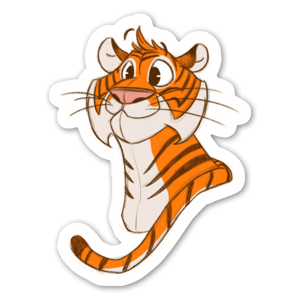 A real cutie tiny tiger