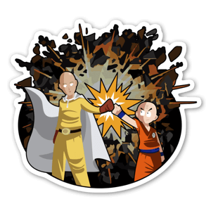 One puch kuririn sticker