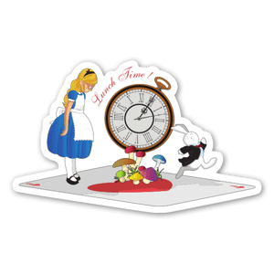 Alice Lunch Time sticker