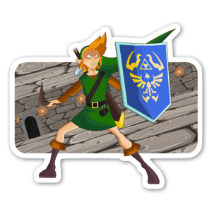 Link Boss Fight sticker