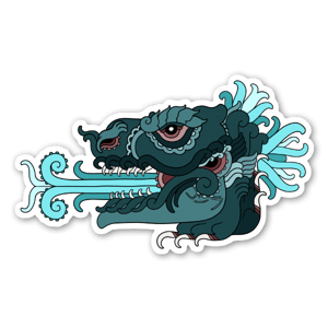 Godzilla as a Maya glyph