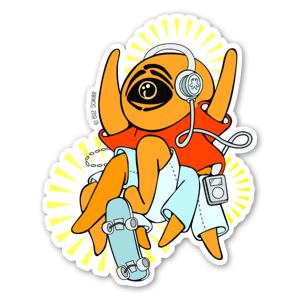 Orange Skater Squid Sticker is here!

Fade-resistant, all weather glossy- coated vinyl sticker makes for a long lasting and colorful addition to your slap collection. 

Add a octuple kickflip to your basket to round out your order today! Happy Sticking!