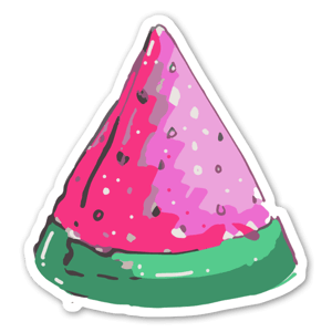 an arty watermelon