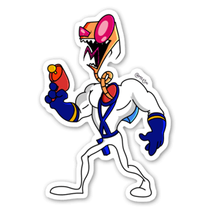 EARTHWORM JIM X INVADER ZIM MASH UP