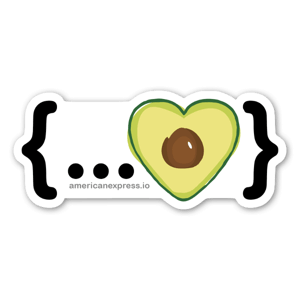 Spread your Love for DevRel with this happy little Developer Avocado sticker.