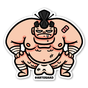 Healthy Sumo sticker