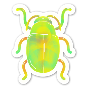 Inspired by Chrysolina fastuosa or also called dead-nettle leaf beetle.
Imaginary insect world.