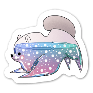 Space puppy and its galaxy