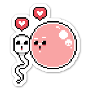 8-bit sperm + egg = true love