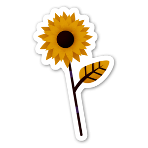 Cute sunflower, 5 Colors of Flower