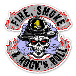 Skull as a firefighter. For those who fight the fire and save lives. This design is meant to express that you love your work and are proud to belong to the Brotherhood of Firefighters.