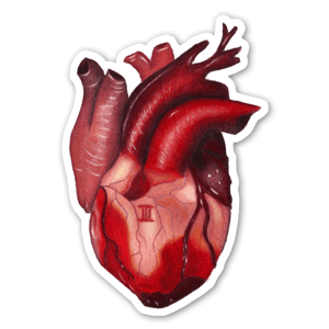 Original colored pencil illustration of my heART design