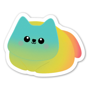 Rainbow cat