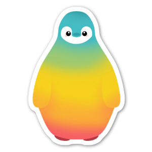 Rainbow penguin