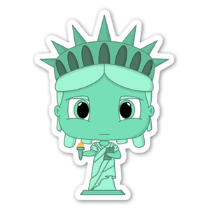 It's still Lady Liberty, she’s just little cuter.