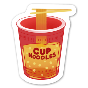 Cute cup noodle