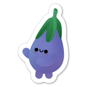 Cute eggplant 