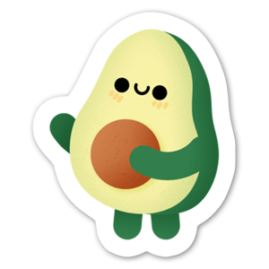 Cute avocado