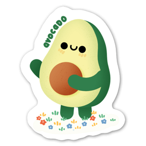 Cute baby avocado 