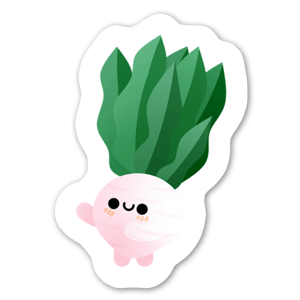 Cute radish