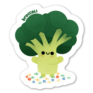 Cute baby broccoli 