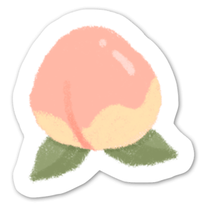 Cute peach