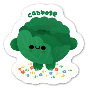 Cute baby cabbage