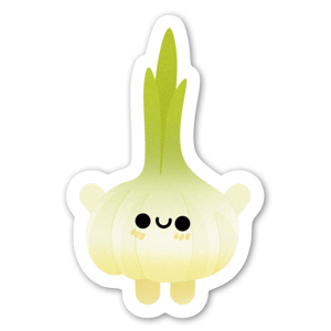 Cute garlic