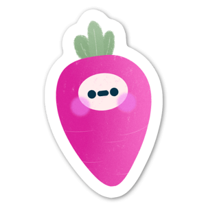 Baby Carrot sticker.