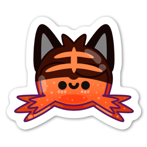 Cat with black ears - stickerapp