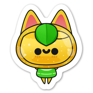 Cat with a green hat - StickerApp