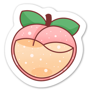 Cute peach