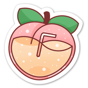 Cute peach