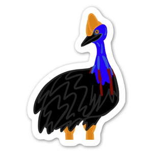 The cassowary is descended from dinosaurs, and often referred to as the world's deadliest bird. They have an up to 5 in claw on their middle toes, and although they are flightless they are able run close to 30 mph, jump extremely high, and even swim.