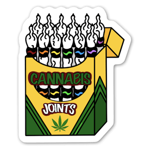 Cannabis Joints but as Crayons (meme)