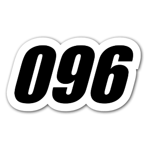 Racing sticker 096