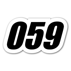 Racing stickers 059