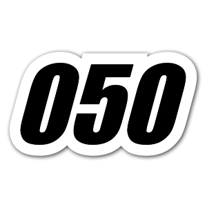 Racing sticker 050