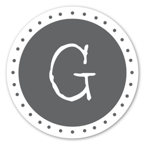 Monogram Gray G