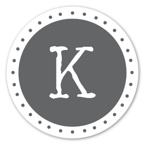 Monogram Gray K