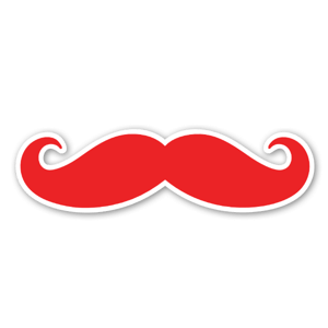 Mustache Red